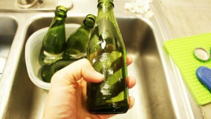 Etiķetes noņemšanas metode no stikla pudeles