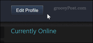 Steam profila rediģēšana