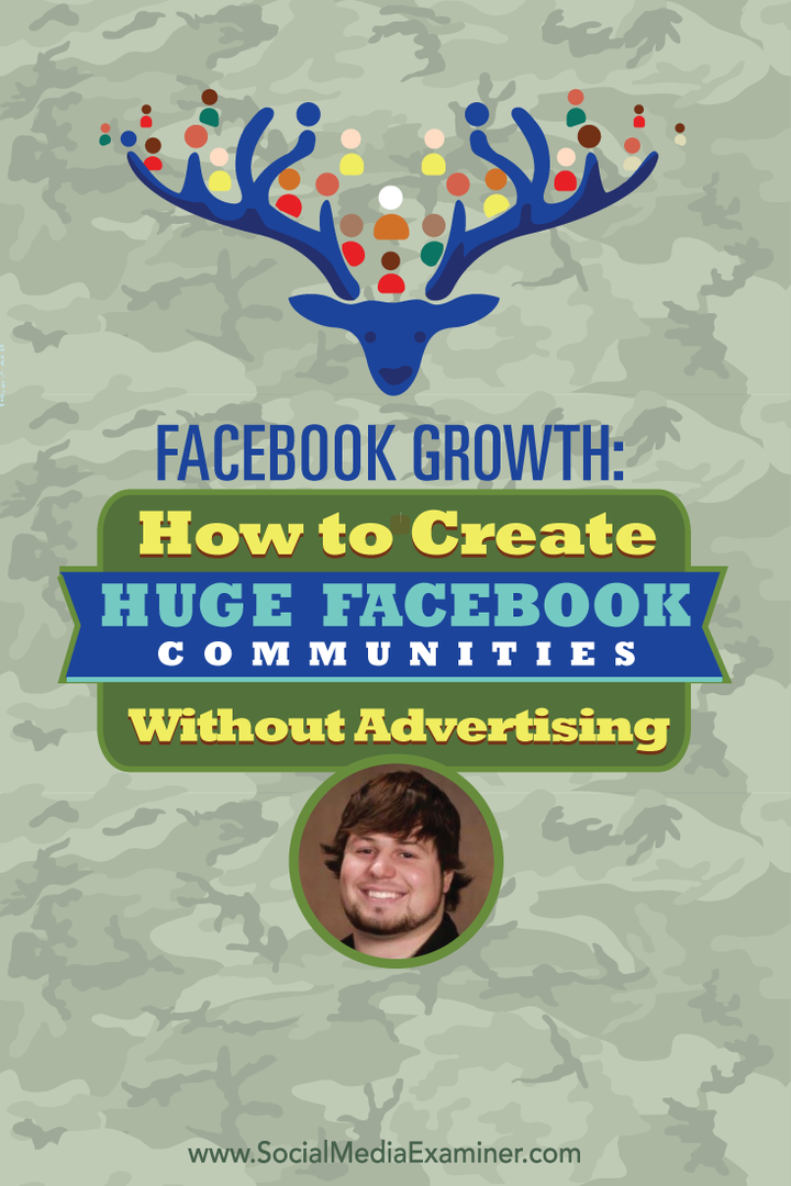 Facebook izaugsme: kā izveidot milzīgas Facebook kopienas bez reklāmas: sociālo mediju pārbaudītājs