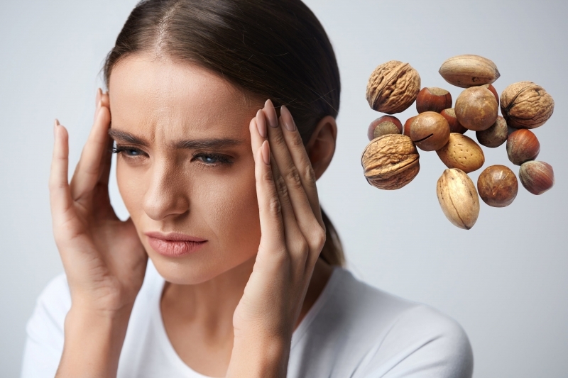 augsts kortizola līmenis bieži izraisa galvassāpju stresu, kurā var patērēt pārtiku, kas bagāta ar omega 3
