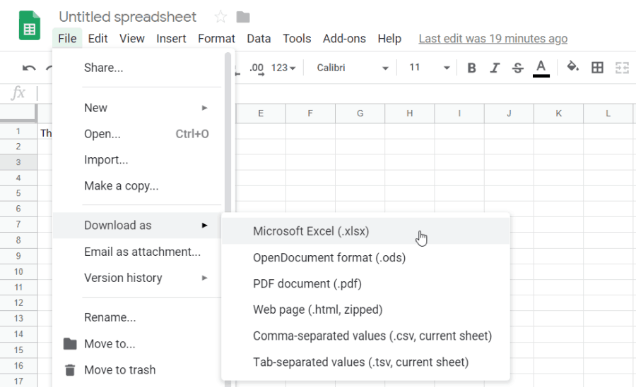eksportēt google lapu uz Excel