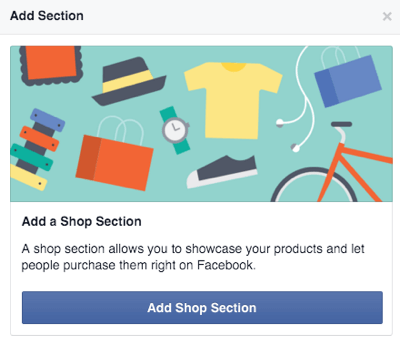 poga facebook pievienot veikala sadaļu