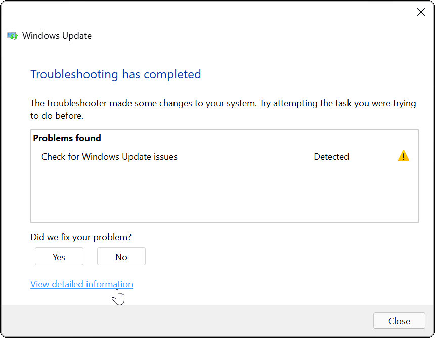 Windows atjaunināšanas problēmu risinātājs