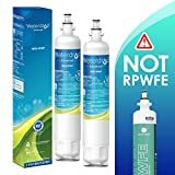 Waterdrop NSF 53 & 42 sertificēts ledusskapja ūdens filtrs, saderīgs ar GE RPWF (nav RPWFE), uzlabots, iepakojumā 2
