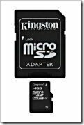 mikro līdz standarta SD adapterim