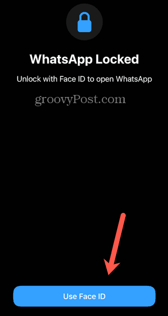 WhatsApp izmantojiet sejas ID