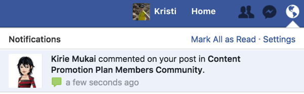 Saņemiet paziņojumu, kad kāds lūdz pievienoties jūsu Facebook grupai.