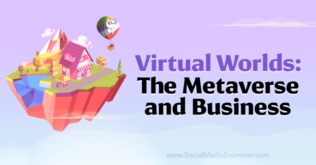 Virtuālās pasaules: Metaverse un biznesa un sociālo mediju pārbaudītājs