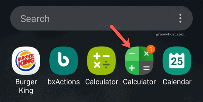 Android kalkulatora Vault lietotnes ikona