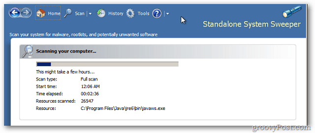 Microsoft Standalone System Sweeper ir Rootkit Analyzer for Windows