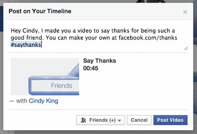 facebook paldies video ieraksts ar drauga tagu