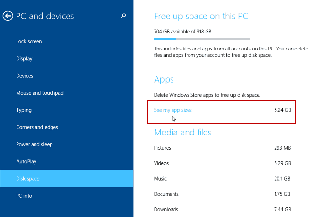 Windows 8.1 padoms: pārvaldiet modernās lietotnes un atbrīvojiet vietu diskā