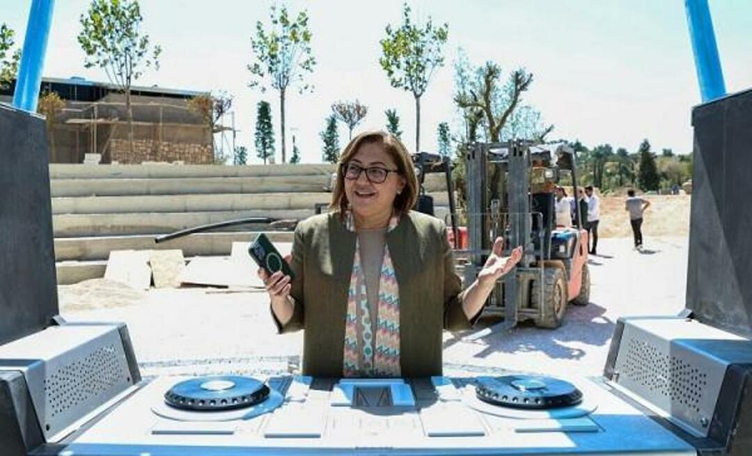 Fatma Šahina par Gaziantepas jauno Festivāla parku paziņoja šādi: "Ja vēlaties, varat to izveidot pats..."
