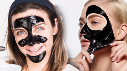 Kādas ir melnās maskas priekšrocības? Kā uz ādas tiek uzklāta melna maska?