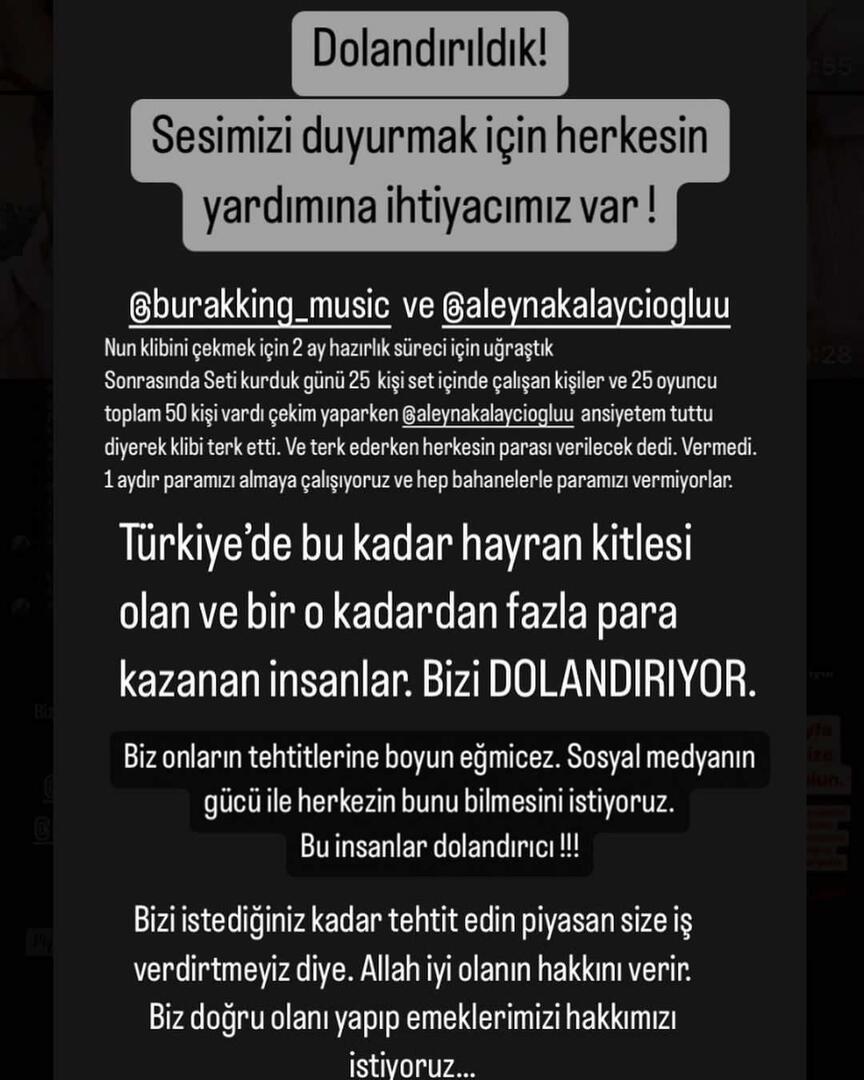 Apsūdzības par krāpšanu pret Buraku Kingu un Aleinu Kalaycıoğlu