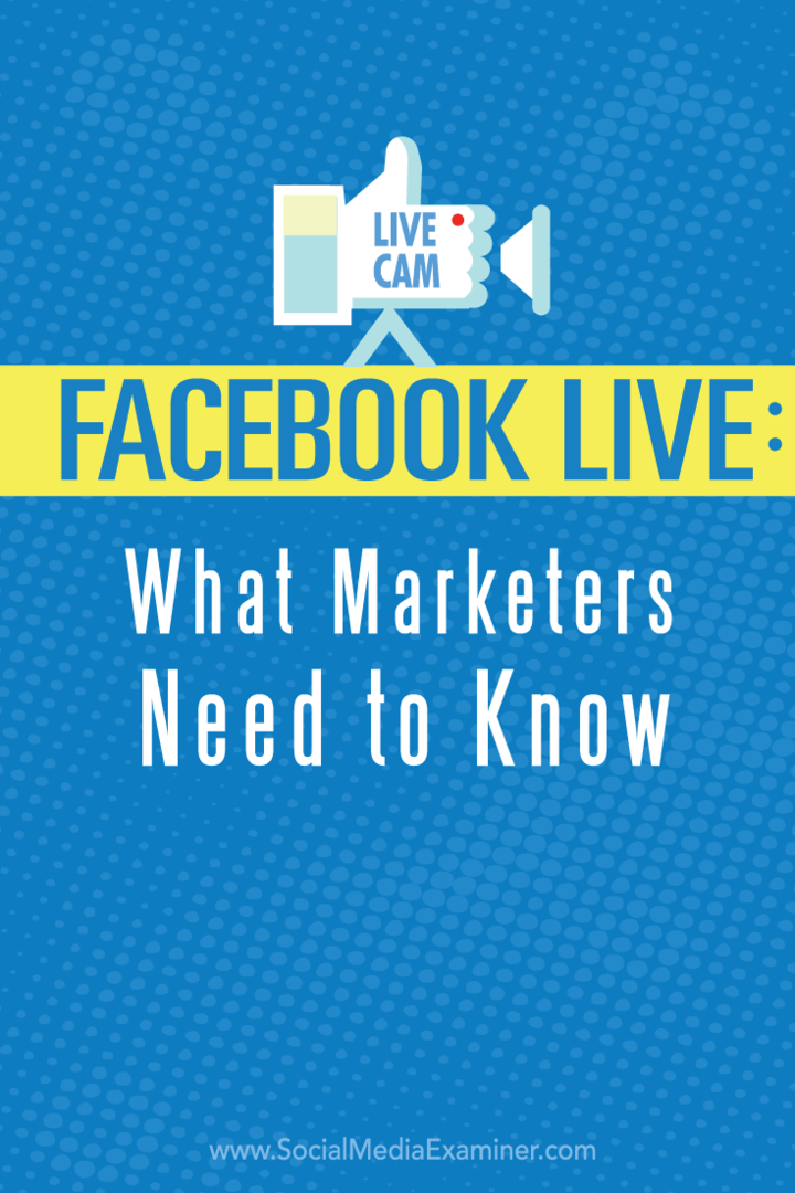 Facebook Live: Kas tirgotājiem jāzina: sociālo mediju eksaminētājs