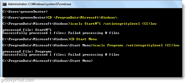 Kā novērst nevēlamu drošības brīdinājumu uznirstošos logus, atverot programmas sistēmā Windows 7