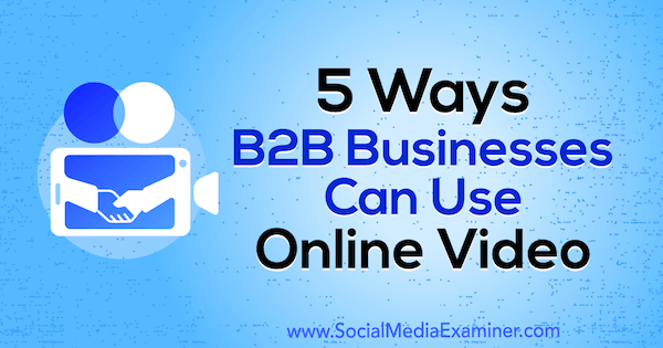 5 veidi, kā B2B uzņēmumi var izmantot Mita Reja tiešsaistes videoklipu par sociālo mediju pārbaudītāju.