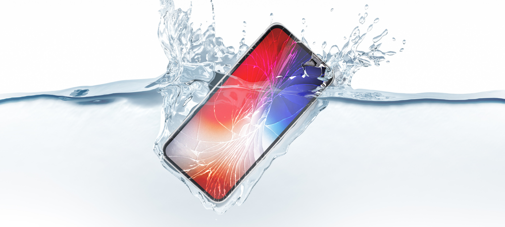 iPhone ūdenī