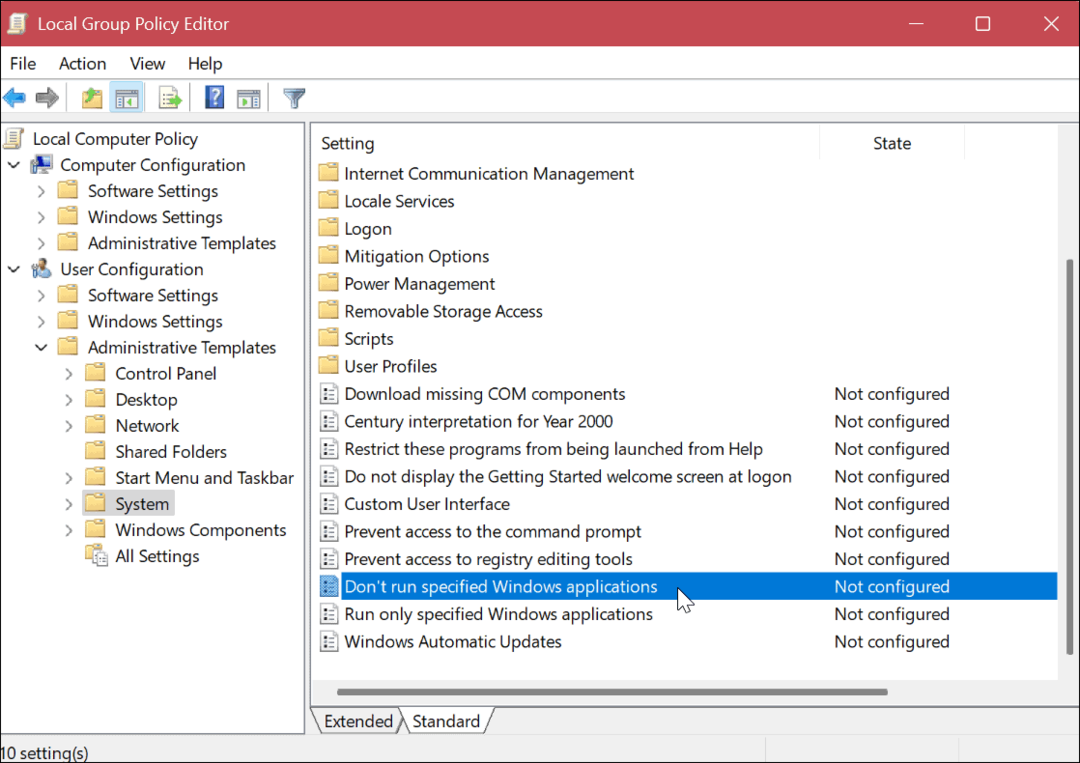 Kā bloķēt darbvirsmas lietotņu piekļuvi operētājsistēmā Windows