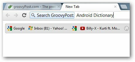 Chrome meklētājprogrammas 6