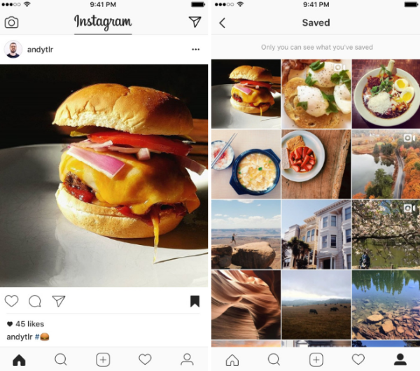 Instagram saglabātās ziņas tagad ir pieejamas kā daļa no Instagram versijas 10.2 gan iOS, gan Android.