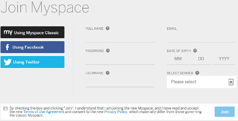 Jauna MySpace profila iestatīšana