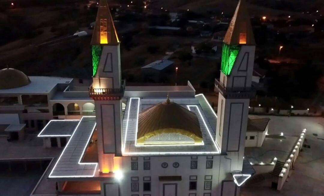 Mošeja Kirikkalē, kur vārdu Allāhs var redzēt no putna lidojuma, ir pabeigta.