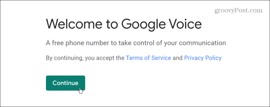 laipni lūdzam pakalpojumā Google Voice