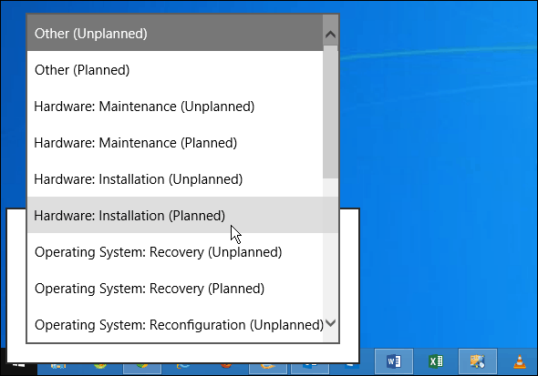 Windows 8 notikumu izsekotājs