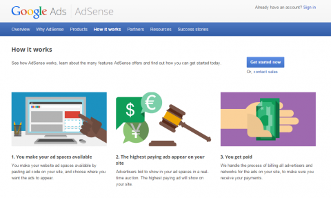 Google AdSense var sniegt priekšstatu par to, ko katrs jūsu vietnes izvietojums varētu būt vērts. 