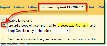 pāradresējiet pastu no pastāvīgā starpniekservera surogātpasta lodziņa uz savu īsto e-pasta adresi, neriskējot ar savu privātumu.
