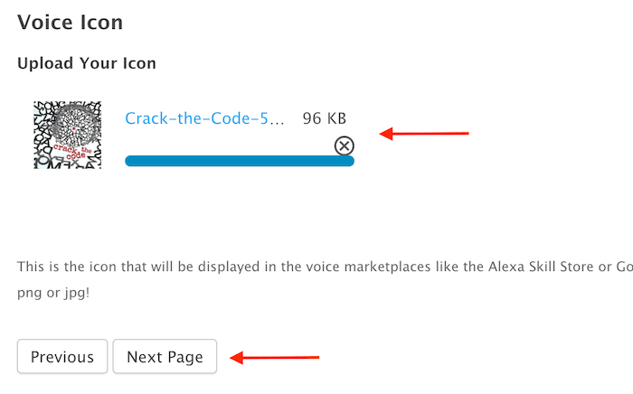 soļi, lai izveidotu Amazon Alexa prasmi ar VoiceXP