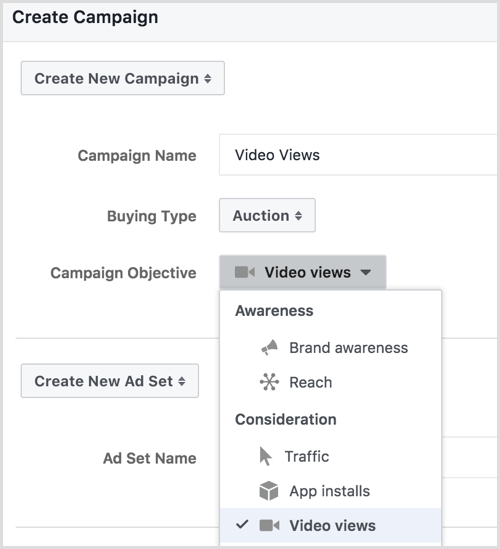 Facebook izveidojiet reklāmas kampaņu Power Editor