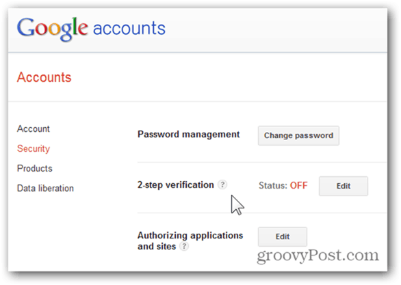Divpakāpju verifikācija ir pieejama google lietotnēm