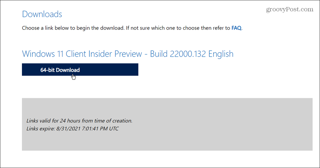 Lejupielādējiet Windows 11 ISO