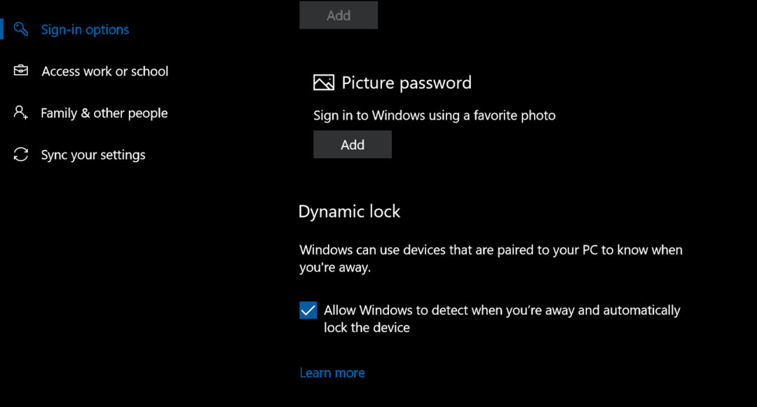 Kā nodrošināt Windows 10 ierīces drošību, kad esat prom no tās