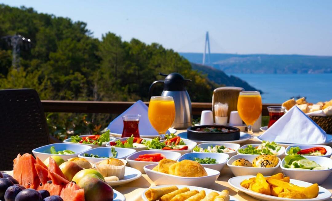 Kuras ir labākās brokastu vietas Stambulā? Kur ieturēt brokastis Stambulā?