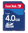 Sandisk 4GB atmiņas SDHC