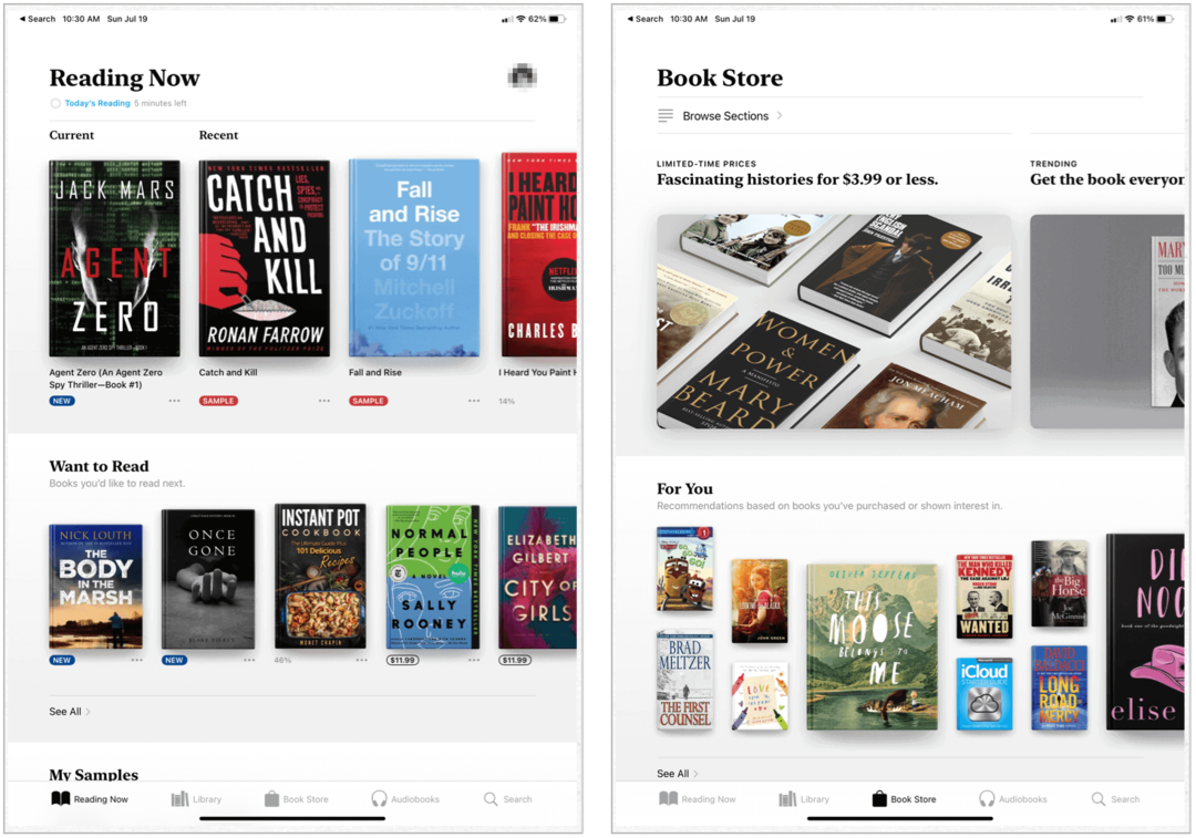 Apple grāmatas iPad