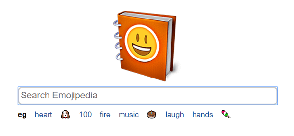Emojipedia ir emocijzīmju meklētājprogramma.