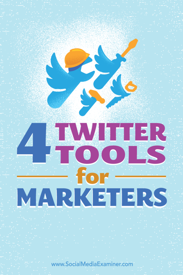4 Twitter rīki tirgotājiem: sociālo mediju eksaminētājs