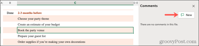 Pievienojiet komentāru, lai sadarbotos Microsoft Office