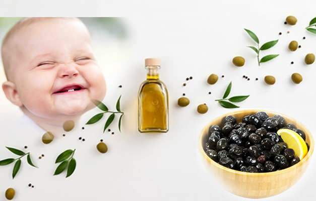 Olīvu lietošana zīdaiņiem