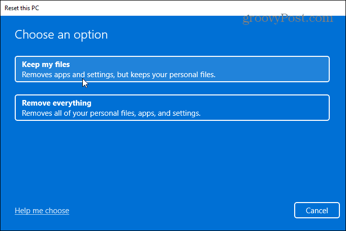 Windows 11 apstāšanās koda atmiņas pārvaldības labojums