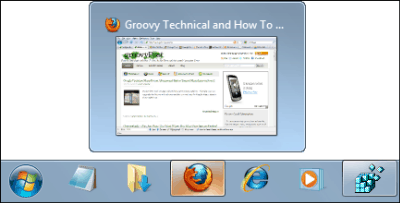 Groovy triks uzdevumjoslas sīktēlu mainīšanai operētājsistēmā Windows 7