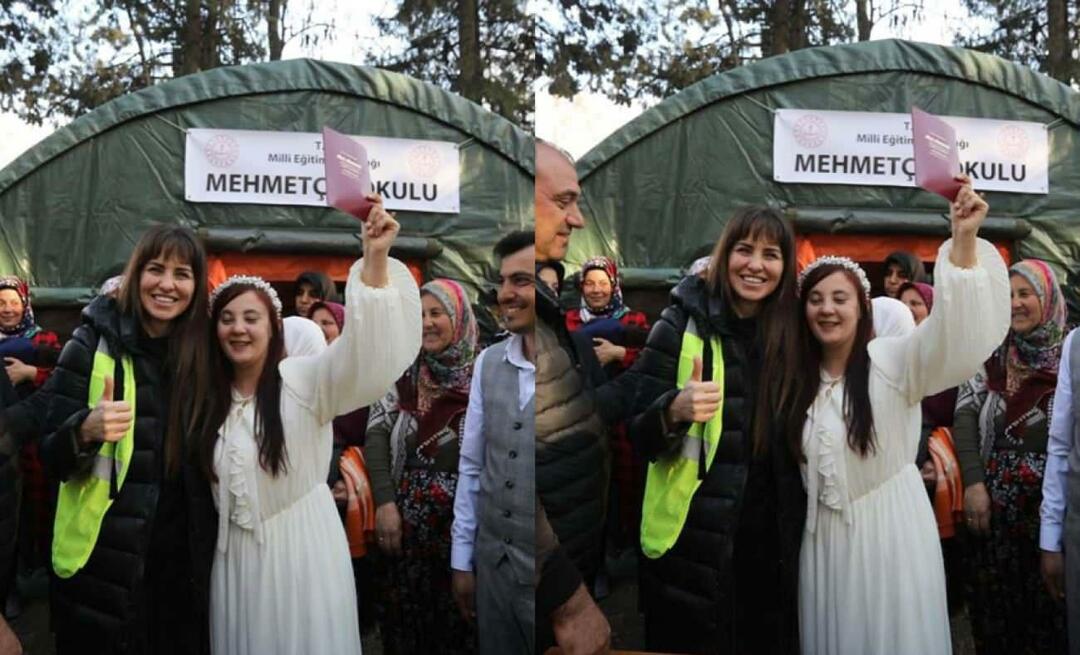 Emocionāla dalīšanās no Aslı Tandoğan! Kāds zemestrīcē izdzīvojušais kļuva par liecinieku pāra laulībām