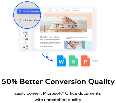 PDF elementu konvertēšanas kvalitāte