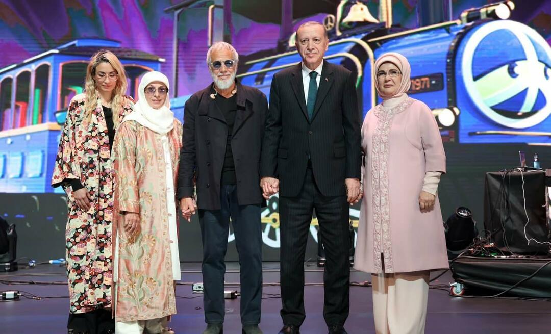 Emine Erdogan dalījās no Yusuf Islam koncerta!