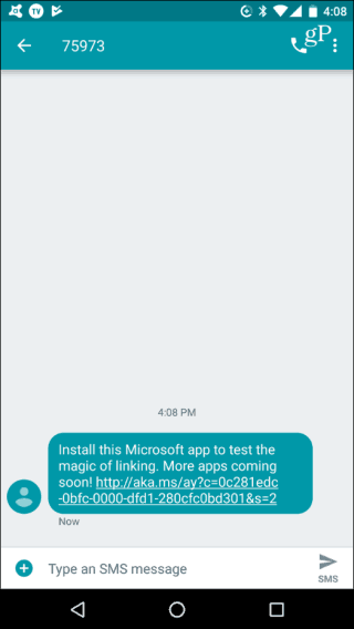 sms ziņa android